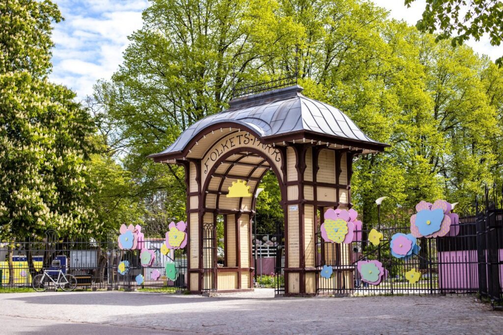 Folketspark ingång